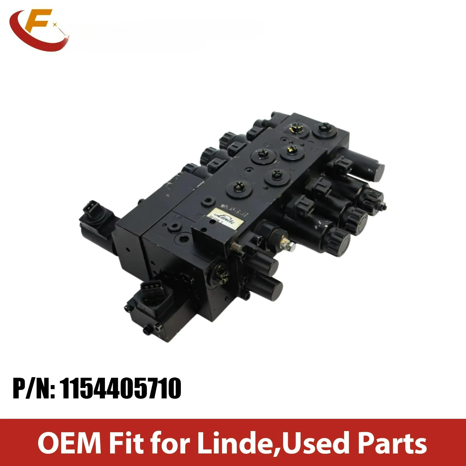 

Used Electric Forklift Hydraulic Parts Control Valve Assembly 1154405710 Multi Way Valve Block for Linde 115 Reach Truck