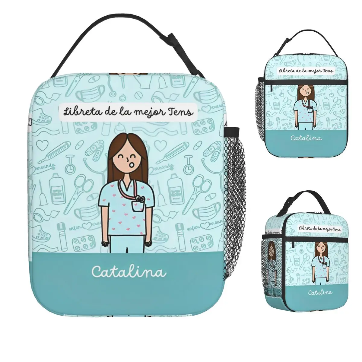 

Enfermera En Apuros сумка для обеда повседневный ланч-бокс для работы детей портативная сумка-холодильник сумка с принтом сумки для еды