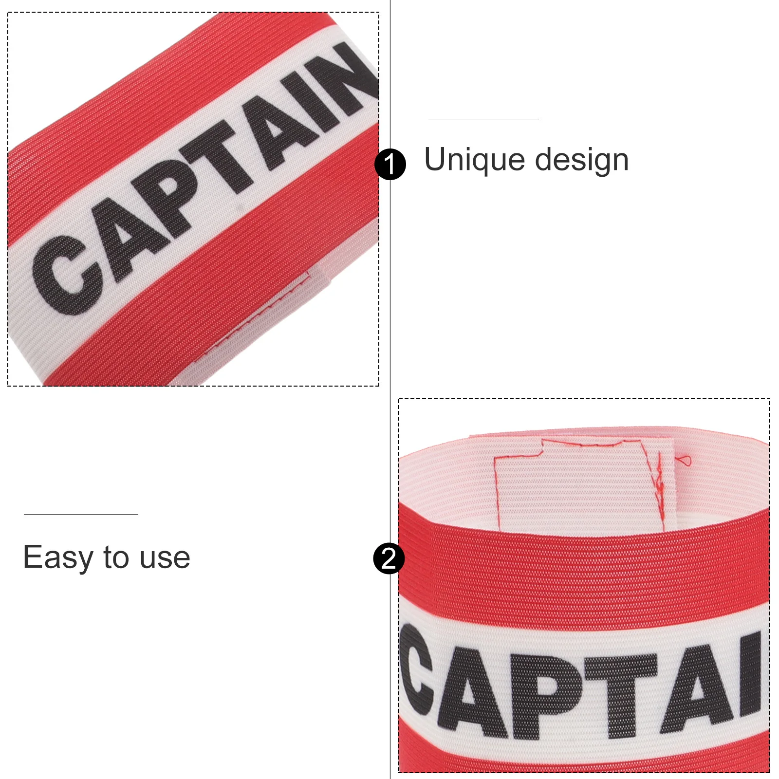 5 個のサッカーキャプテンアームバンド大人の若者向けに調整可能高視認性サッカーチームリーダースポーツバンド試合用