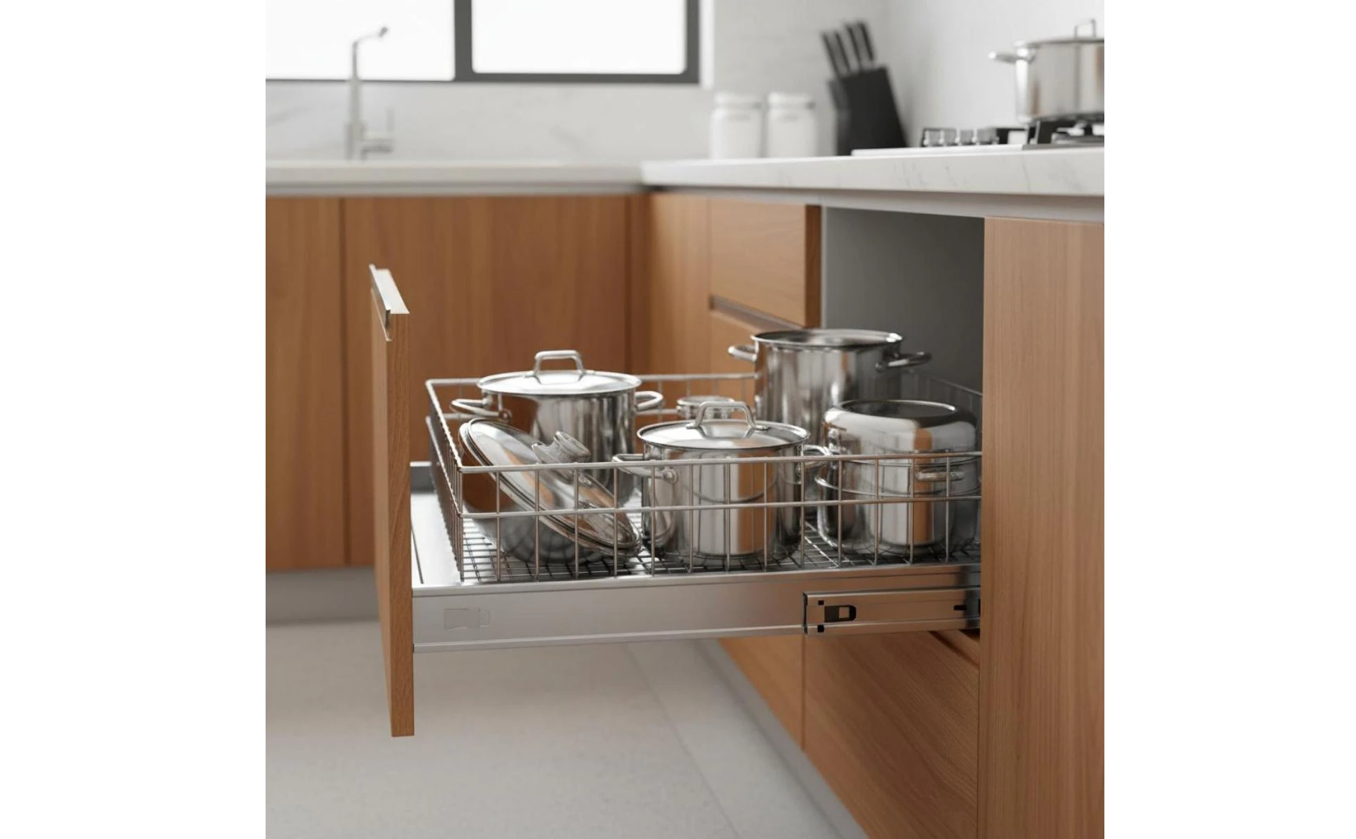 2 Pieces Cabinet Basket Effortless Glide Close Bottom Mount Drawer Slide Full Extension Drawer Slide Heavy Duty Hardware 2 Pieces Cabinet Basket Effortless Glide Close Bottom Mount Drawer Slide Full Extension Drawer Slide Heavy Duty Hardware