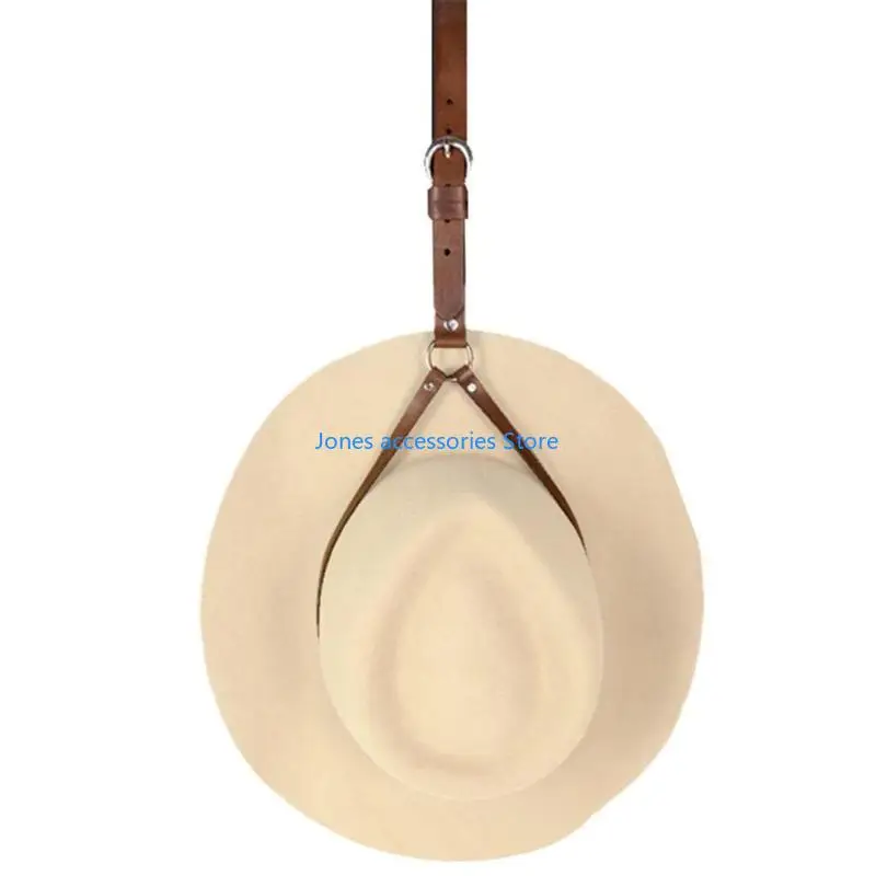 

W8KD Cowboy Hat Hanging Belt Storage Stand Display Rack For Men Women Sun Protecting