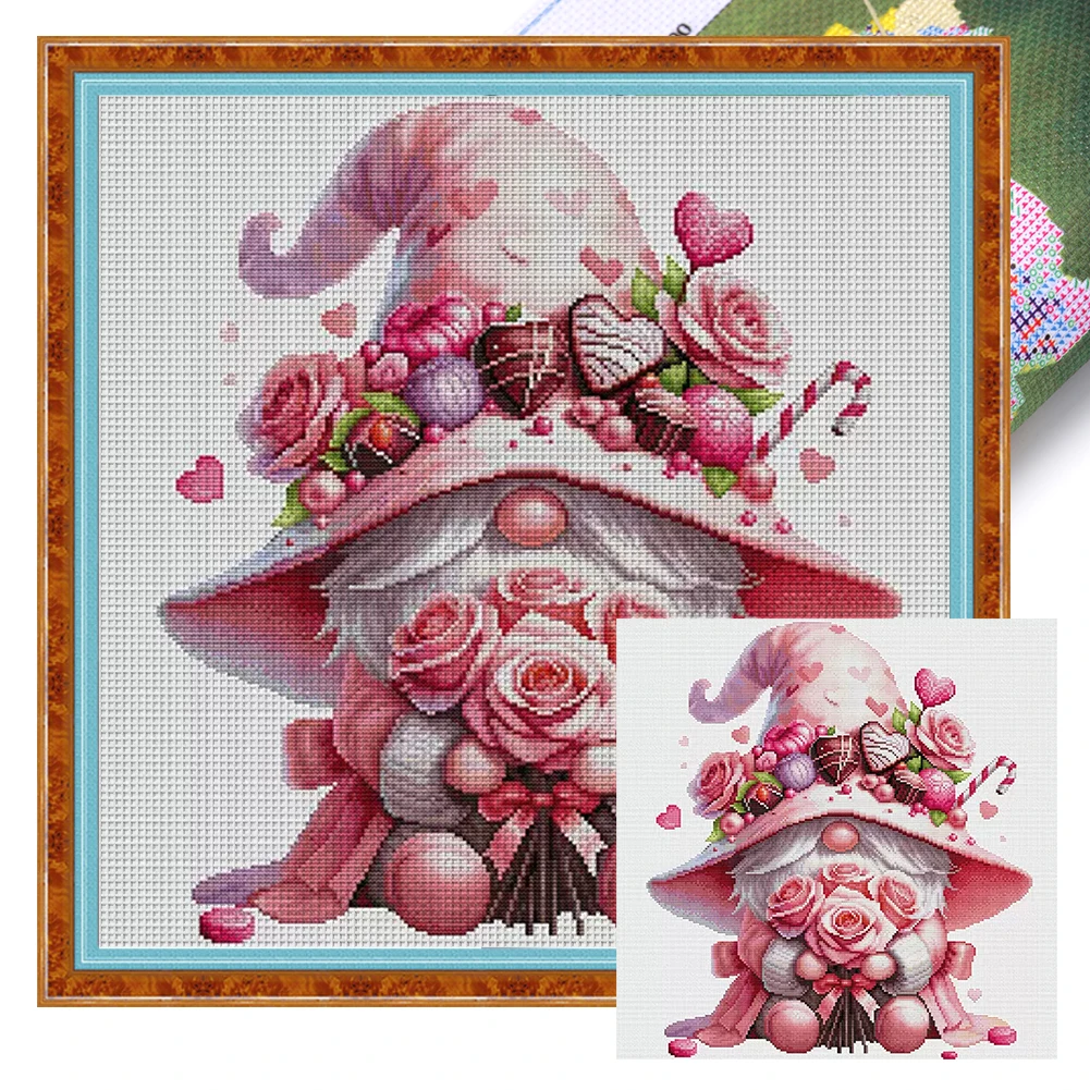 

Cross Stitch Embroidery Kit 59x59cm 23.23x23.23in Cotton Canvas Full Stitch DIY Craft for Kids Adults Art Decor