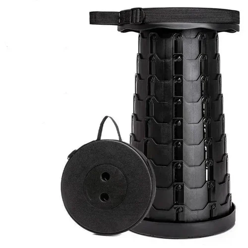 Imagen 2 del producto Juego de sillas de Camping portátiles con Mini taburete plegable, silla de pesca ajustable para actividades al aire libre, silla de camping