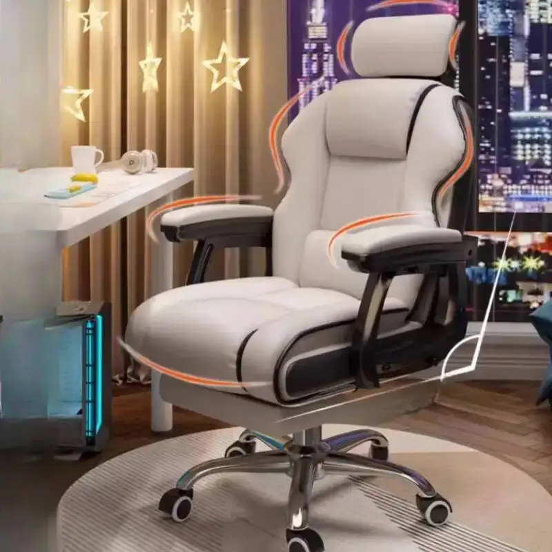 Rotierender Stuhl Design Ergonomische Unterstützung Computer Büro Gaming Bürostuhl Mobiler Sessel Sillas De Oficina Wohnmöbel