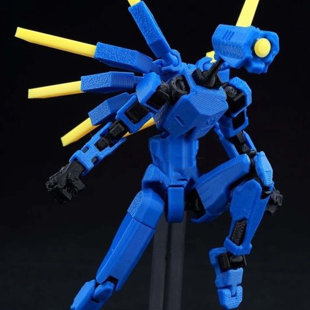 IN 3D Printed Mannequin Dummy 13 Ultrakill V1 Series Toys Action Figures Multi-Jointed Movable Shapeshift Robot Children Gifts