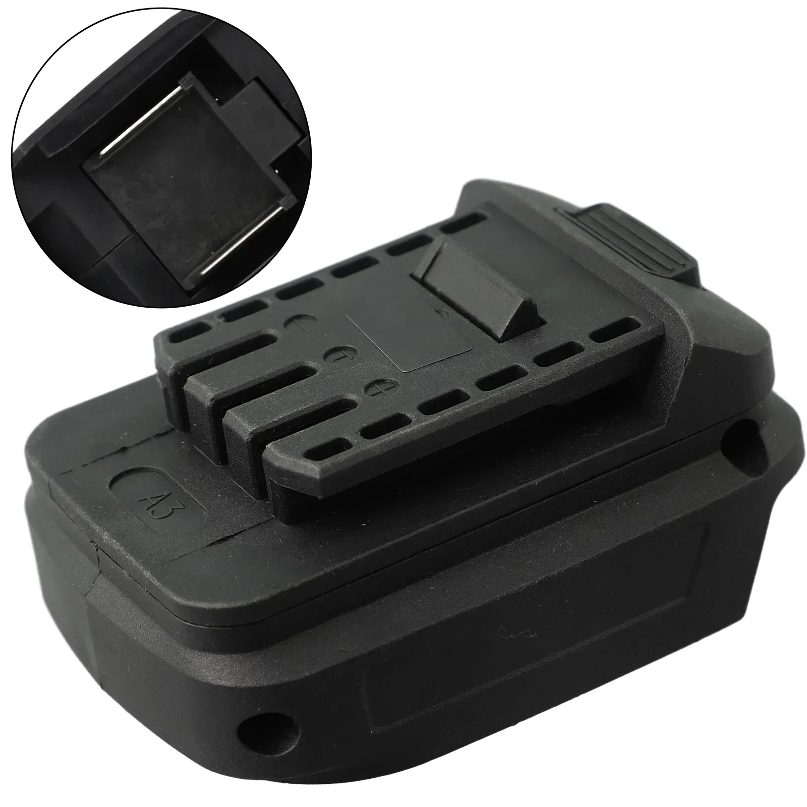 Easy Installation New Practical Battery Adapter Connector High Power Applications Plastic Black Cable Connector