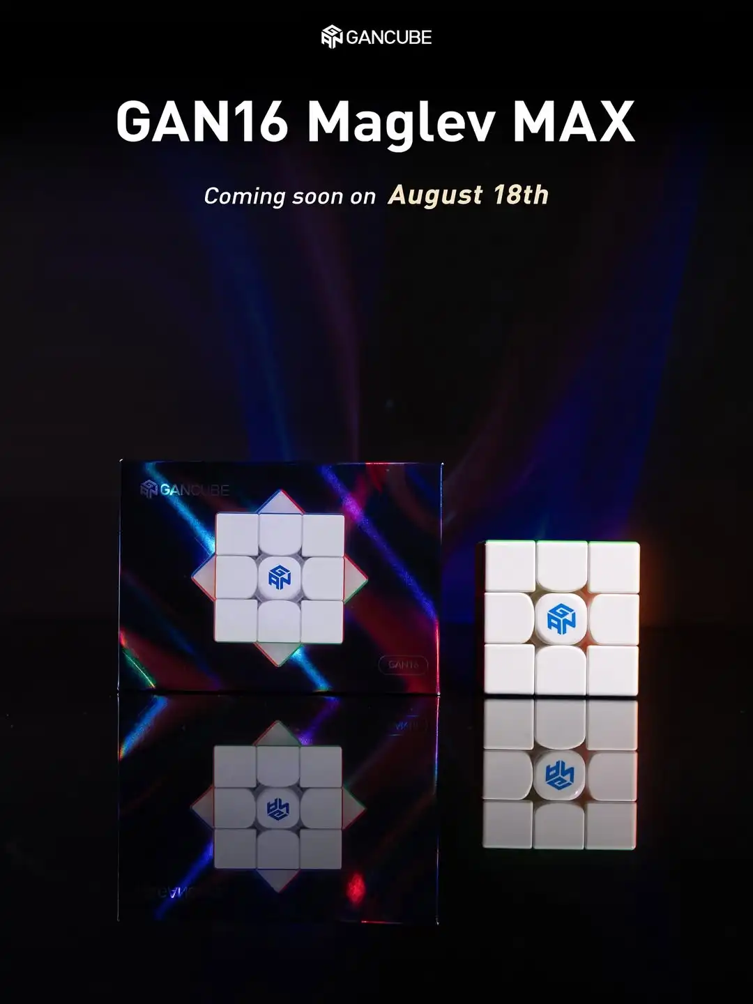 Gan16 maglev max uv gan 3x3 cubo 3x3 cubo magnético carro-chefe competição profissional magico puzzle brinquedo para crianças