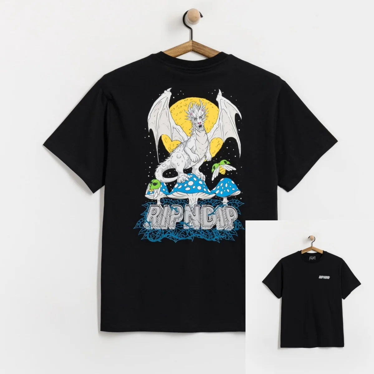 Camiseta Colossus RipNDip 100% algodón con estampado gráfico para hombre y mujer, ropa de calle de verano
