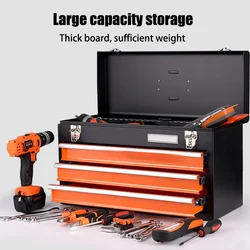 Car Tool storage Box Portable Multifunctional Suitcase Steel Screwdriver Wrench Hardware Maintenance Tool Storage Box