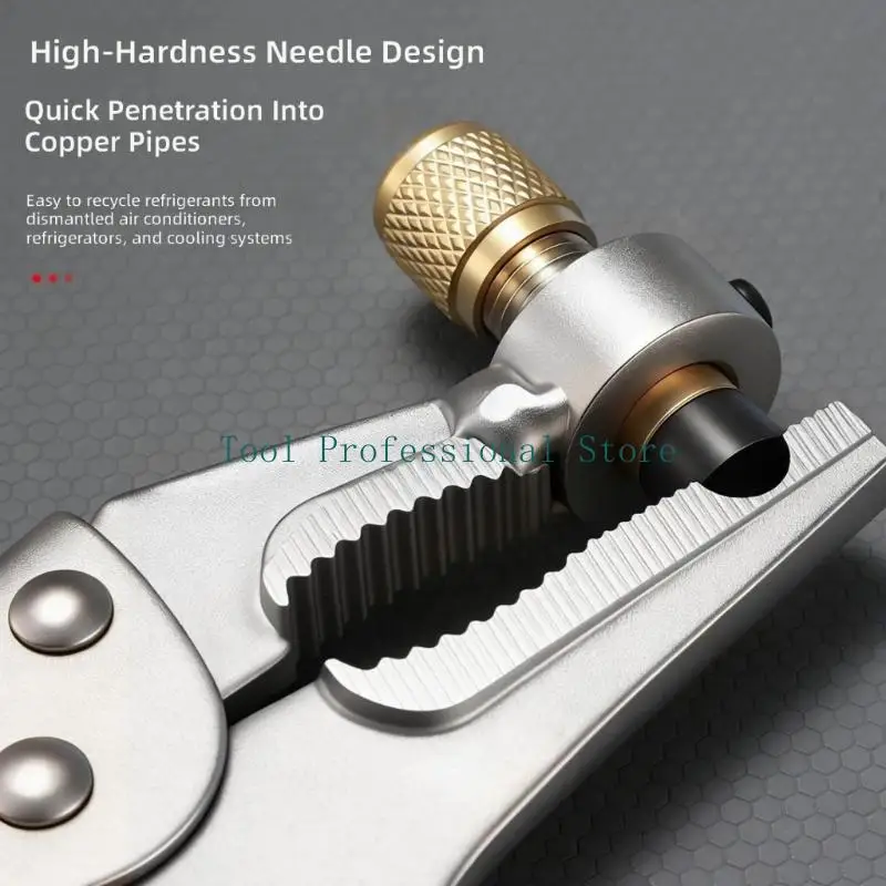 57QF Refrigeration Recovery Pliers Refrigeration Tube Locking Plier for Locking