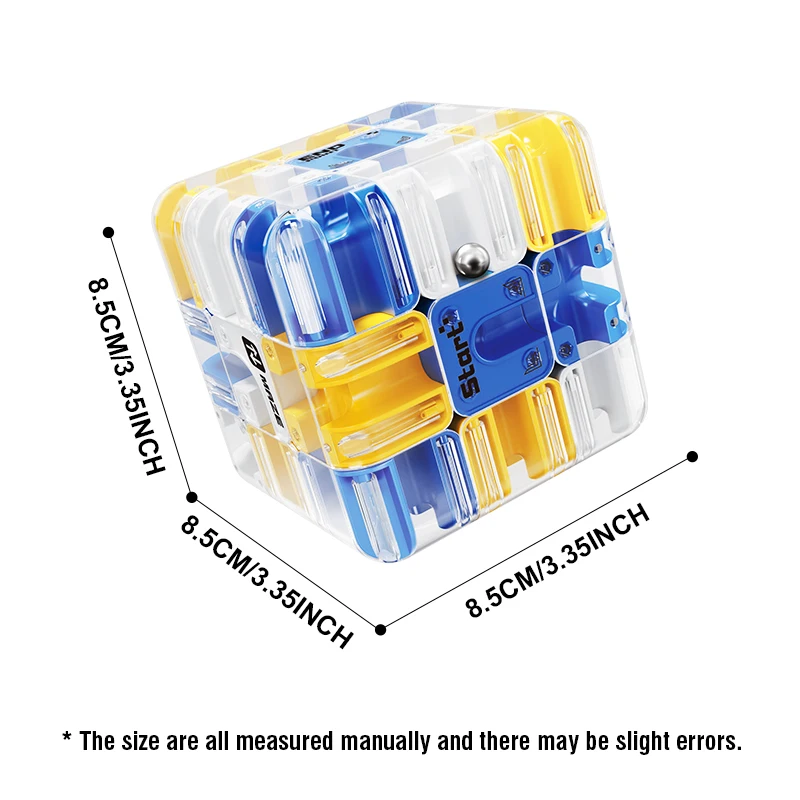 3D Maze Magic Cube Fidgeting Toys Labyrinth Creative Puzzle Intelligence Cube Kids Logical Thinking Anti Stress Educational Toys