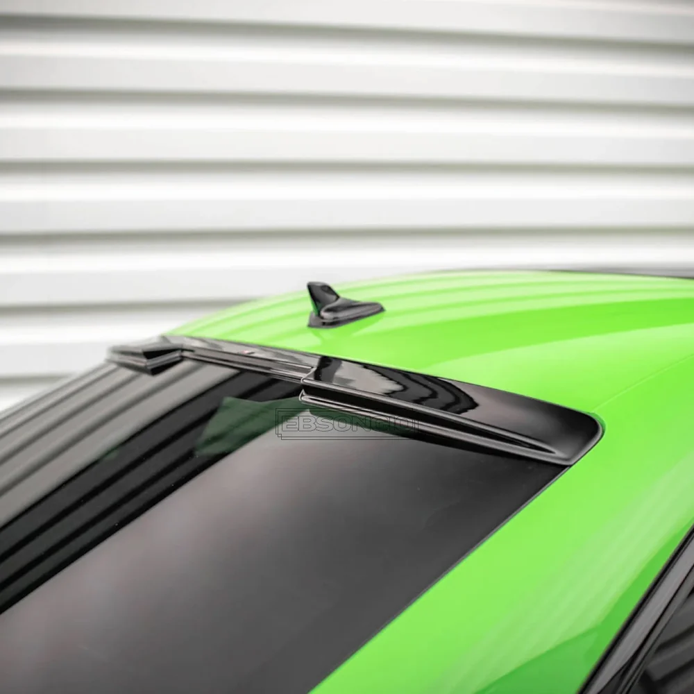 For Audi A3 RS3 S3 8Y Sedan 2021-2024 Rear Window Roof Spoiler Wings ABS Material Black Car Tuning Parts Body Kit Decorative view 2