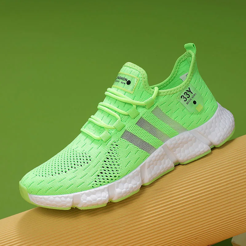 

New Men's Sneakers Summer Man Tennis Shoes Large Size Men Shoes Thick Sole Comfortable Casual Shoes Men Breathable Running Shoes
