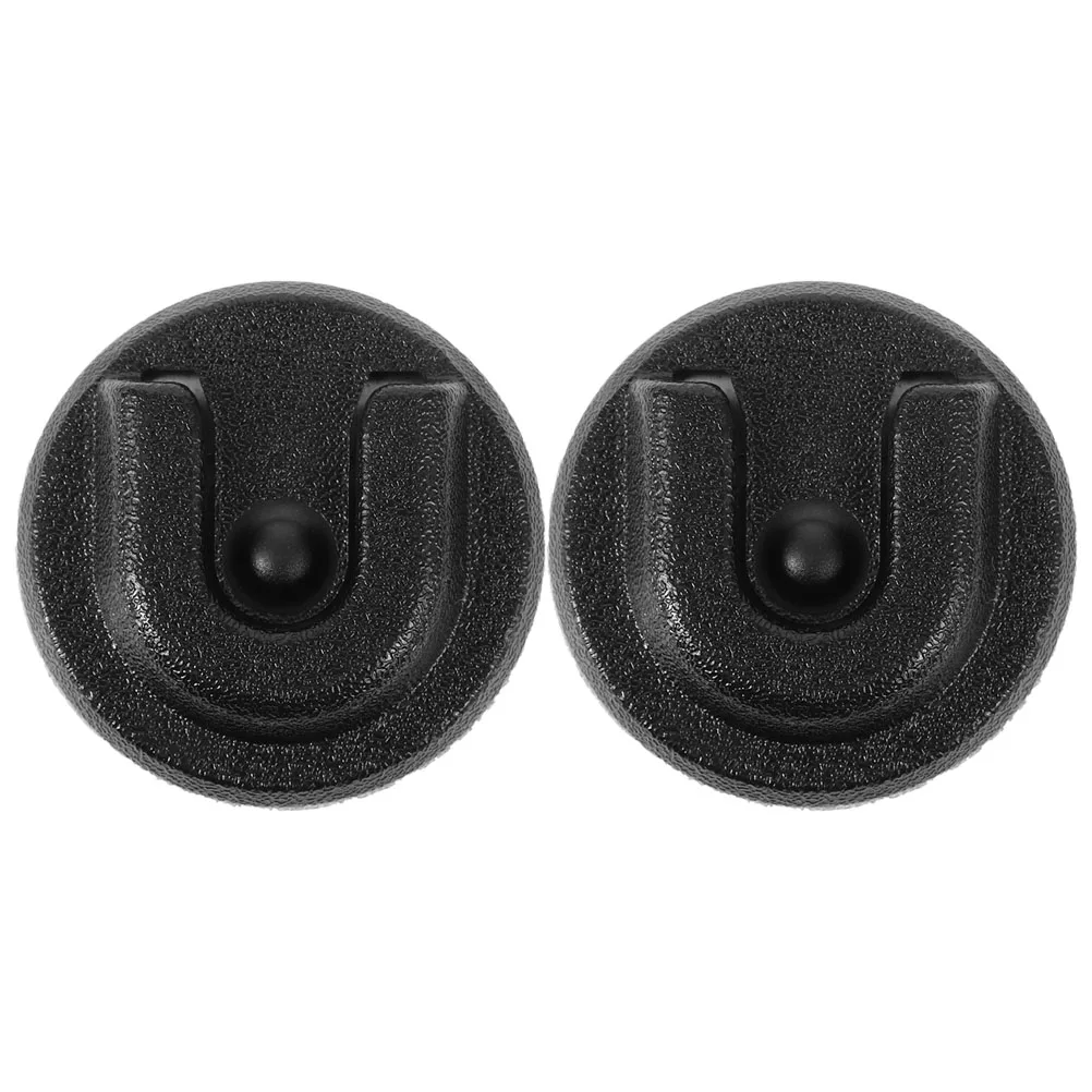 

2pcs Radio Microphone Hanger Universal Mic Holder Clip Round Knob For Car Motorcycle Accessories Stable Durable Free Hands