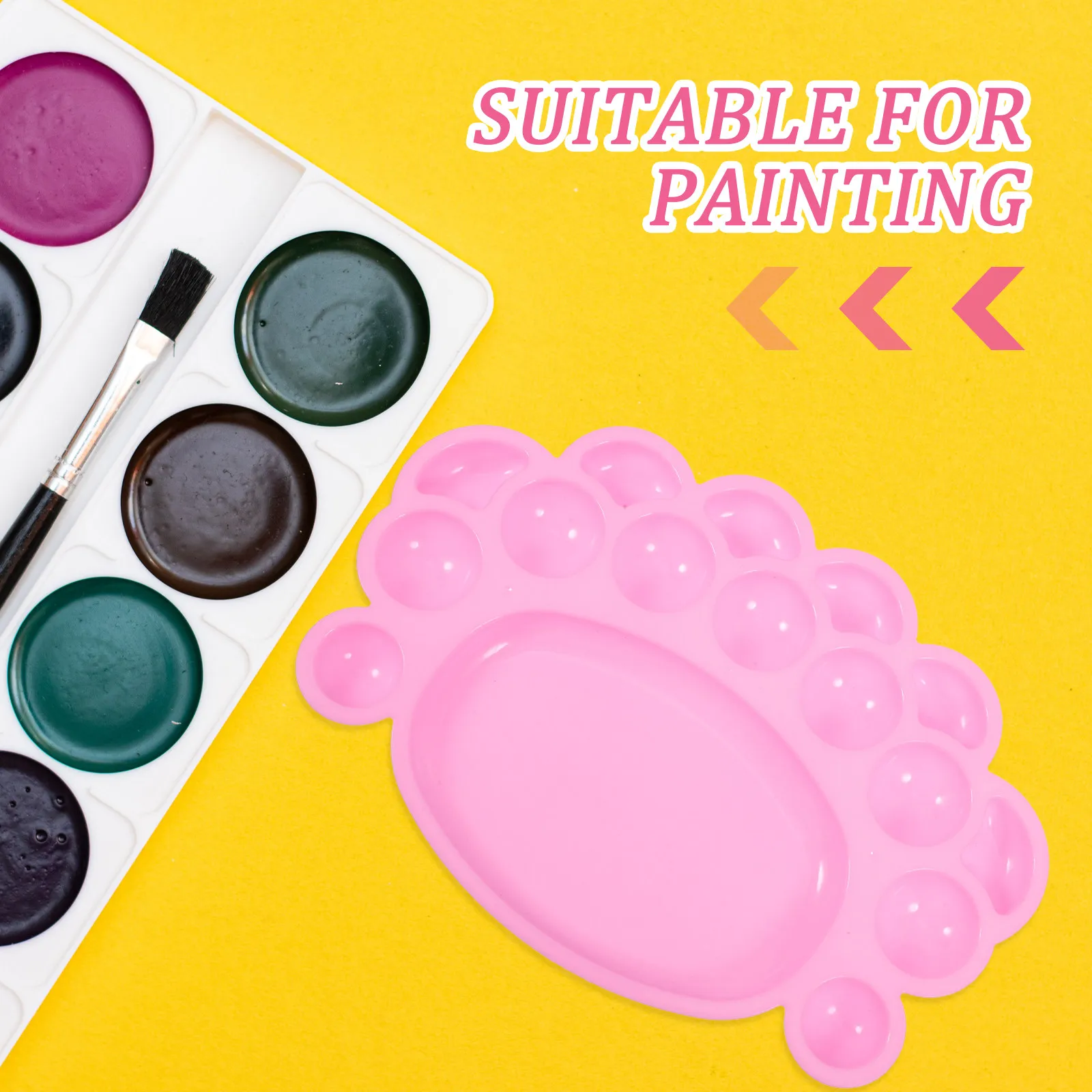พาเลตสีสำหรับวาดภาพลายเท้าสีชม - Art Craft Blend บทวิจารณ์และราคา