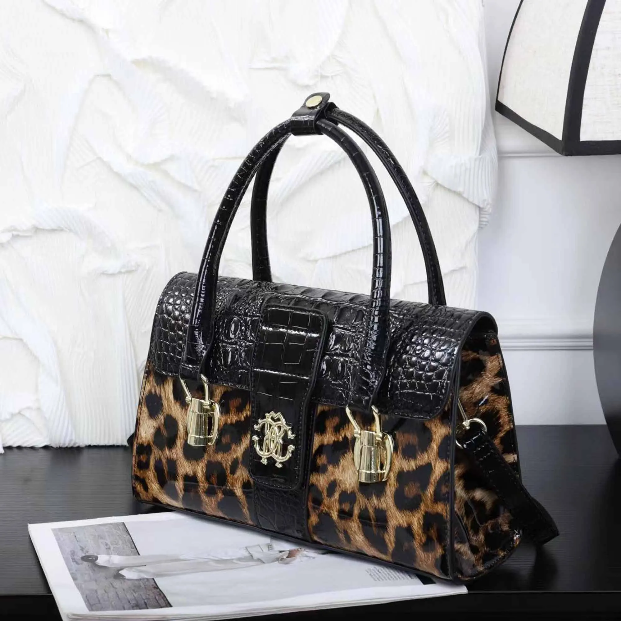 Women Handbags Leather Bag Purses Serpentine Shoulder Messenger Bags Designer Luxury Top Handle Satchel