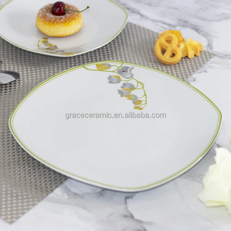 24pcs Flower Country Style Dinnerware Set Ceramic Porcelain Table Dinner Set Luxury Fine Bone China Floral Dinnerware Set