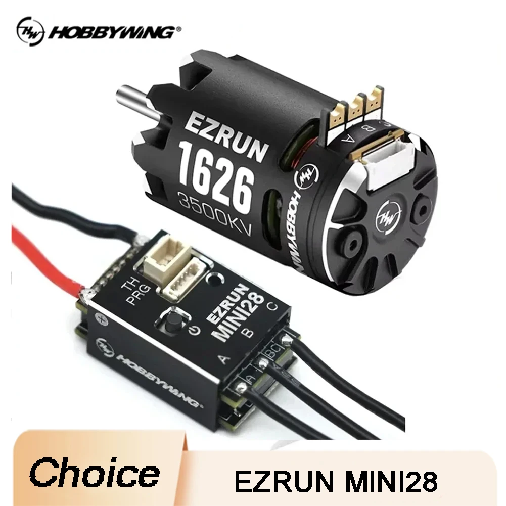 

Hobbywing EZRUN 1626 SD 3500 / 5000 / 6500KV Sensored Brushless Motor with MINI28 30A ESC For 1/28 GL Racing/Drift Car