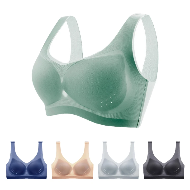 Bras for Women Seamless Wireless Ultra Thin Bra Breathable Sleep Summer Bralette Sports Bra Vest Underwear top Plus Size M-5XL