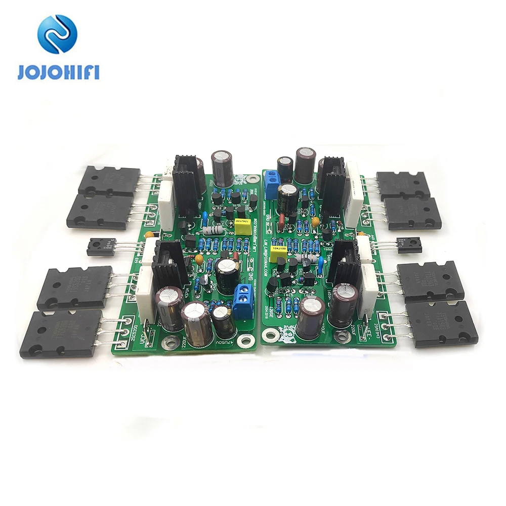 

Одна пара комплектов для самостоятельной сборки/готовая плата 350 Вт + 350 Вт L20 SE 2saeas 2SC5200 4 Ом двухканальный звуковой усилитель LJM упрощенная версия