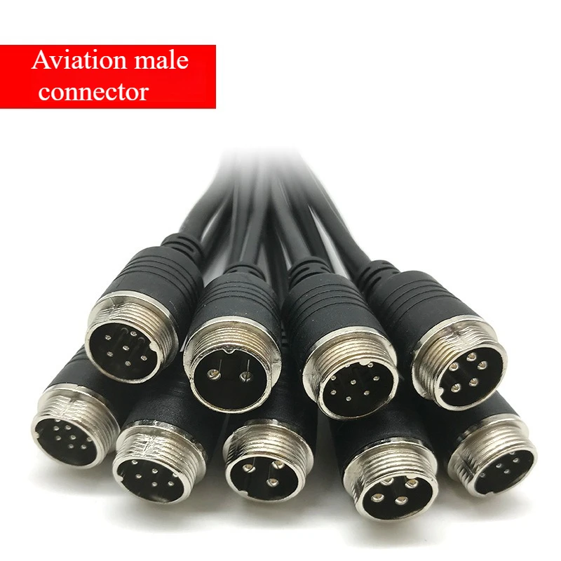 

M16 Multi-core Aviation Male and Female Extension Cable GX16 Aviation Plug Industrial Equipment Video Cable 2-10pin