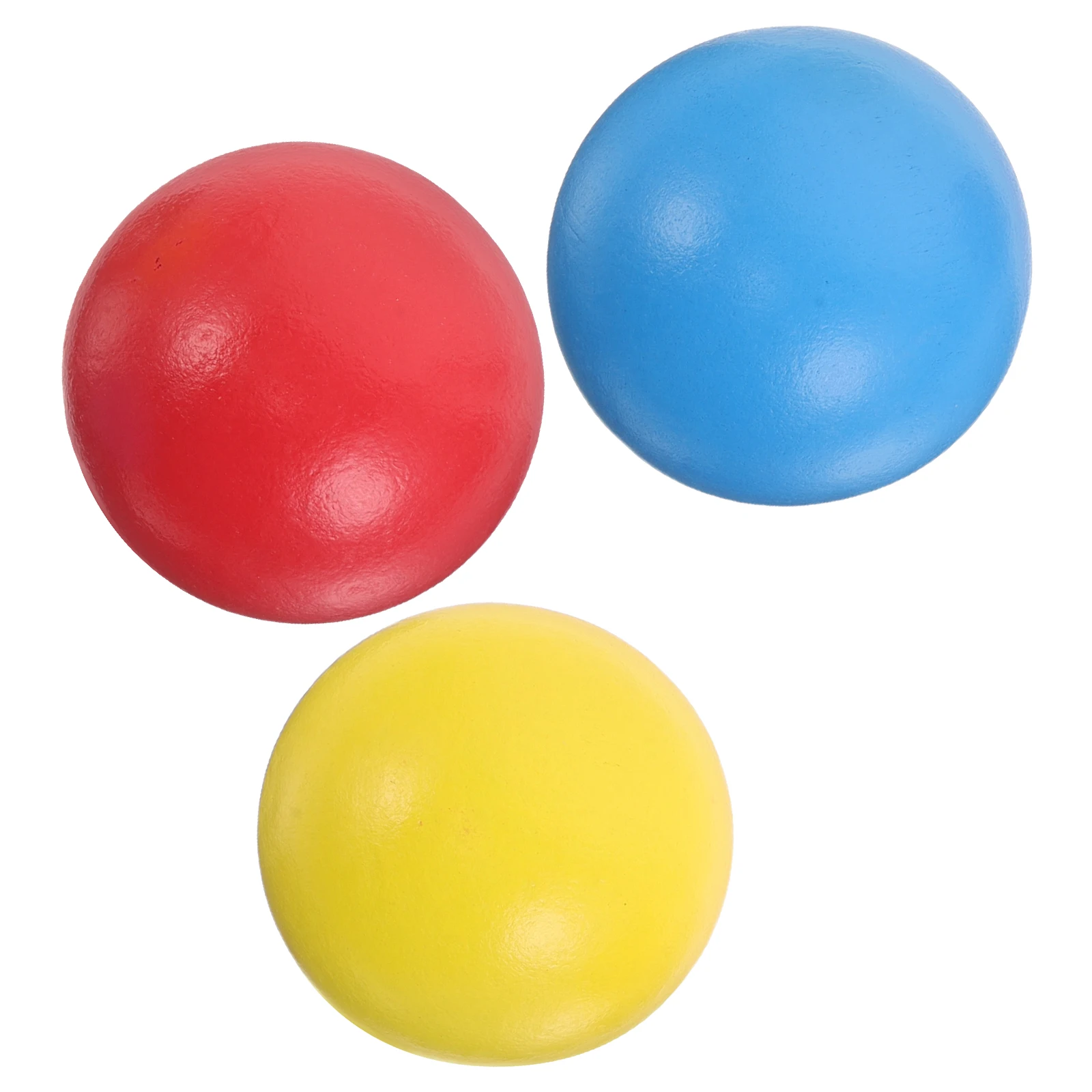 Bolas de croquet de madera para niños, bolas redondas de madera duraderas de tamaño apto para niños, juegos de césped al aire libre, juego en el patio trasero, 3 uds.