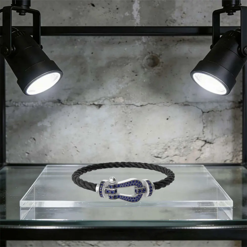 

Браслет в стиле классического синего бриллианта большого размера, модель 2026 года, высокого качества - идеально подходит для повседневного ношения