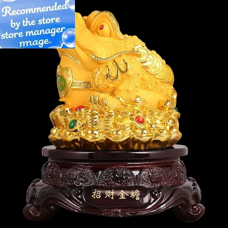 

Фэн-шуй животное Золотая жаба Декор Lucky Fortune офисное украшение дома ремесла магазин подарки на открытие