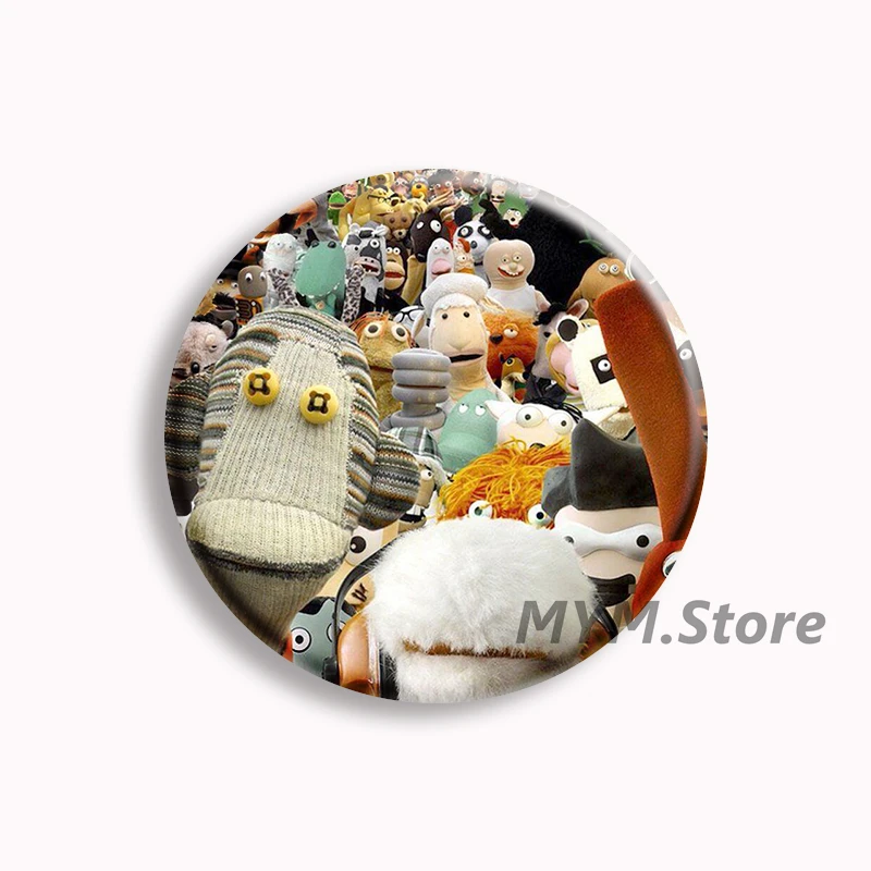 Juanín Juan Harry Anime Button Pin 31 minutos la película Class Movie Brooch Badge Bag Decor Accessories Fans Collect Gifts