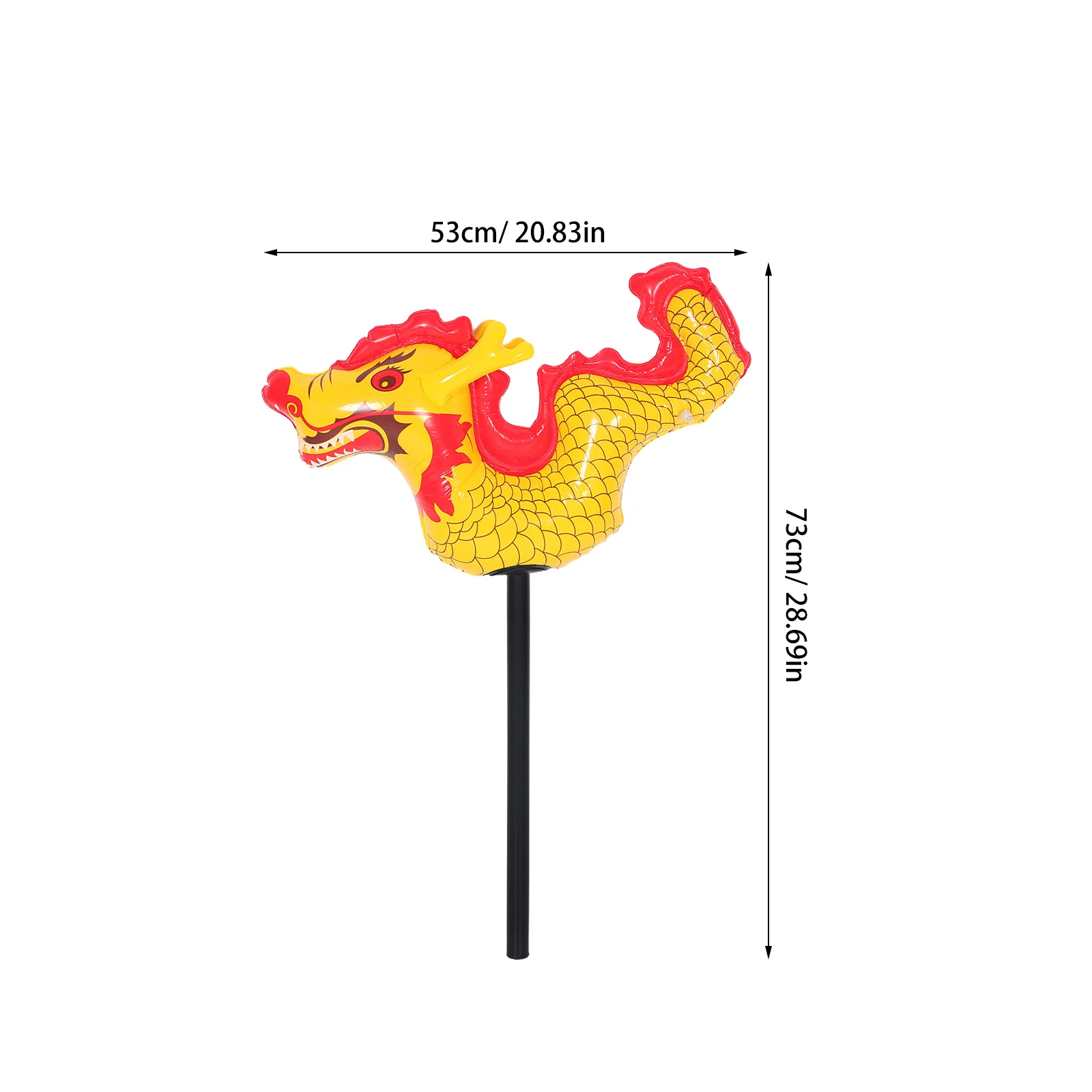 Décor gonflable de l'année du Dragon chinois, 3 pièces, fournitures de fête lunaire, décorations de Festival, ballon Dragon de dessin animé pour la famille