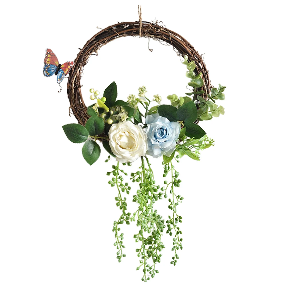 

Artificial Flower Garland Hanging Fake Rose Decorations Wedding Home Party StoreGarland Garland Fresh Natural