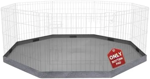 Foldable Metal Dog Exercise Pen/Pet Puppy Playpen Kennels Yard Fence Indoor/Outdoor 8 Panel 24