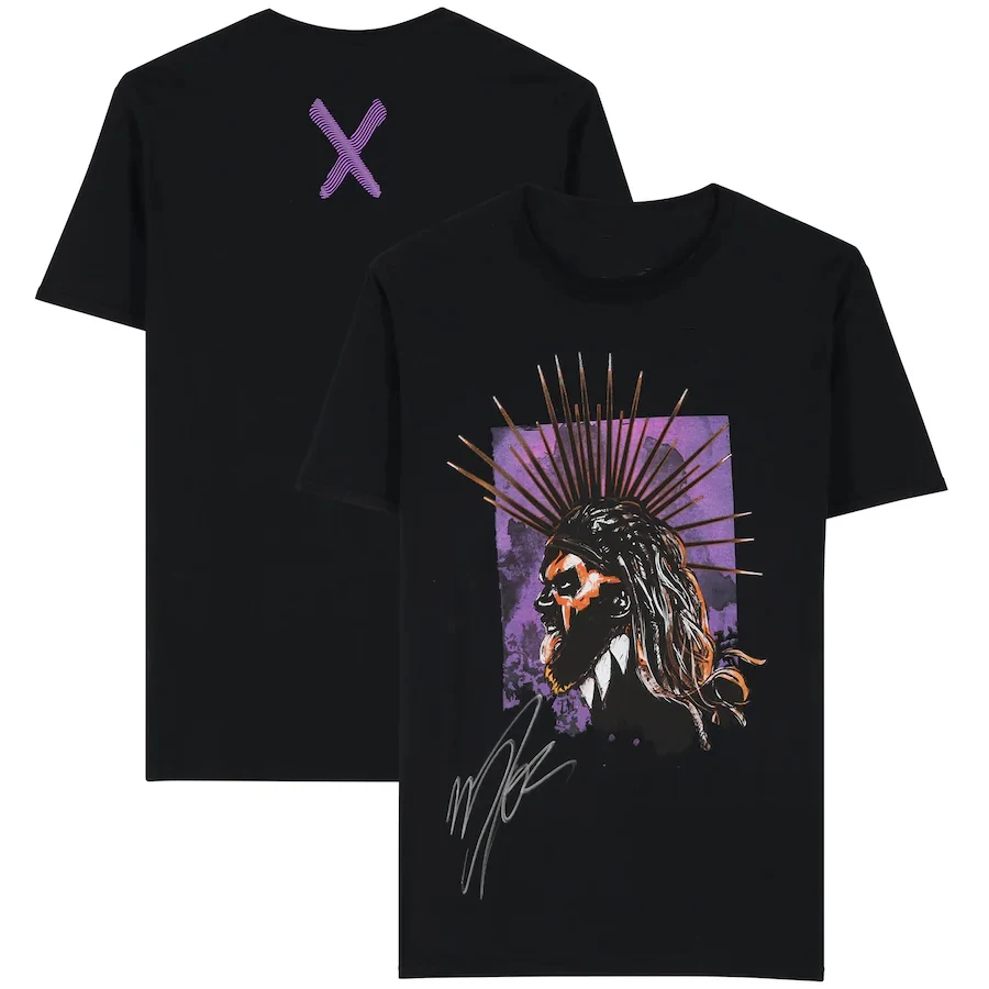 تي شيرت رجالي صيفي جديد من القطن معروف المصارع Finn Balor تي شيرت نسائي للأطفال رياضي في الشارع مقاس كبير برقبة دائرية #1