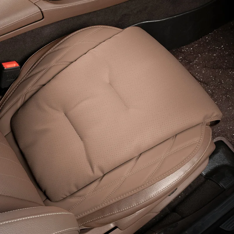 New Car Seat Cushion Main Driver Universal Four-season Leather Seat Cushion Suitable for BMW Mercedes-Benz and Audi Seat Covers