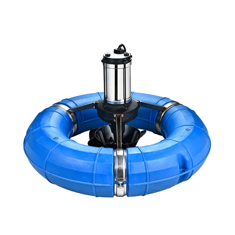 1HP Low  Consumption Paddle Wheel Aerator High Speed  Increasing Aerator for Aquaculture Fish Farming Pond Oxygenatio