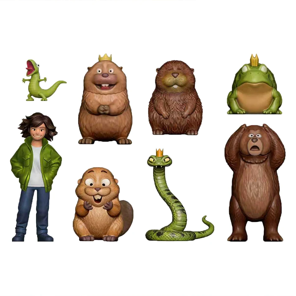 Prezent Pixar Hoppers Beaver Transformation Project 12 szt. Pudełko Ekspozycyjne Blind Box Losowe Figurki Modelowe dla Dzieci