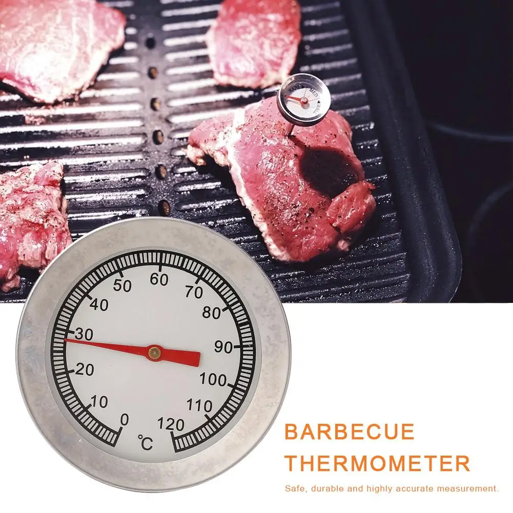 

Grill Digital Thermometer 0-120 Celsius Wood Smoker Temperature Gauge Stainless Steel for Charcoal Grill Pit Smoker Meat Cooking