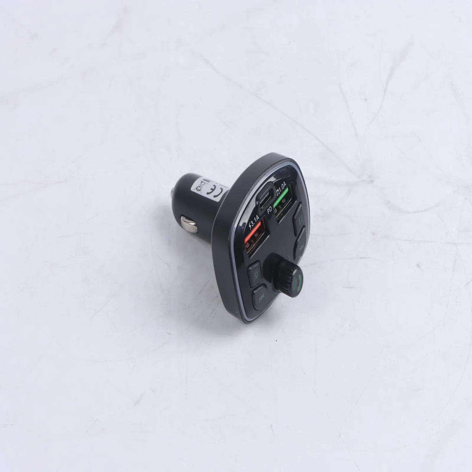 

1PC Bluetooth FM Transmitter Hands-Free MP3 Dual USB PD Charging For Universal Vehicle Audio Systems