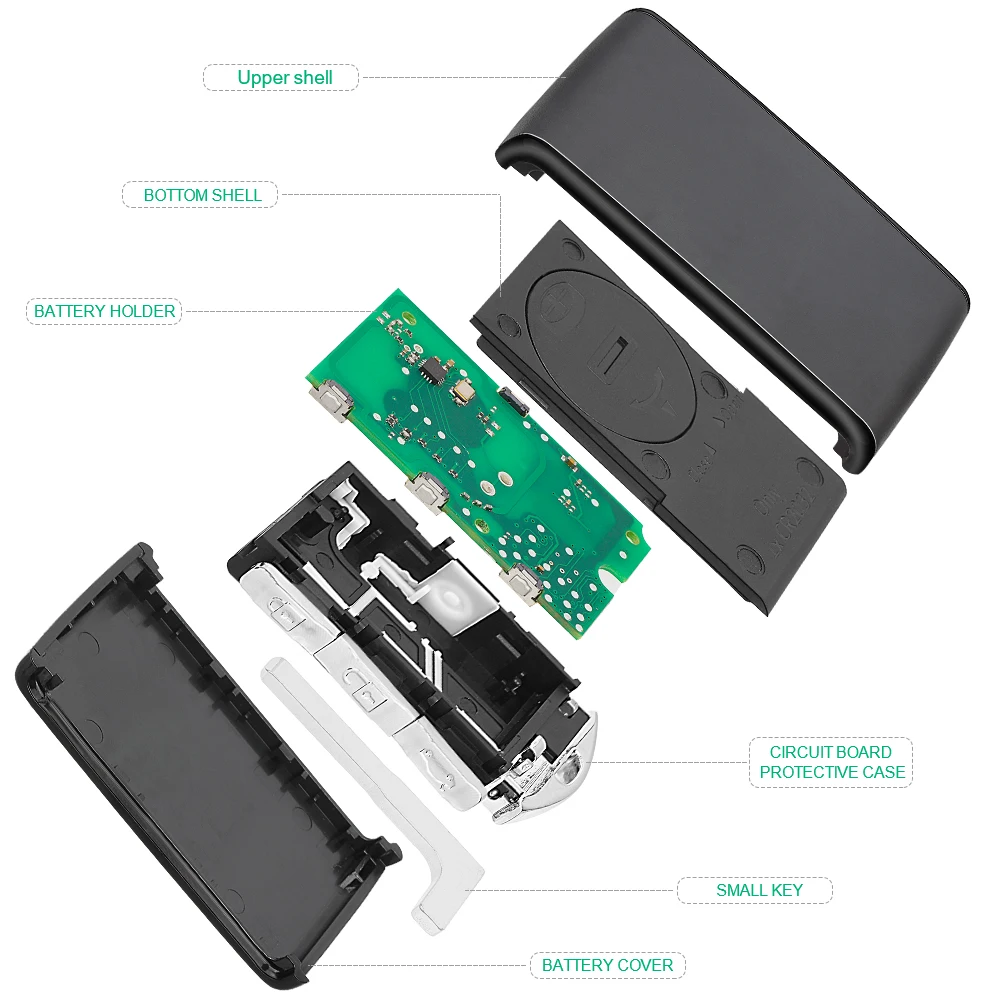 DIYKEY YGOHUF8423 Keyless Go Chave Do Carro Inteligente, 433Mhz, 8A Chip Fob para Volvo S90 S60 S40 XC60 XC90 2016 2017 2018 2019 2020