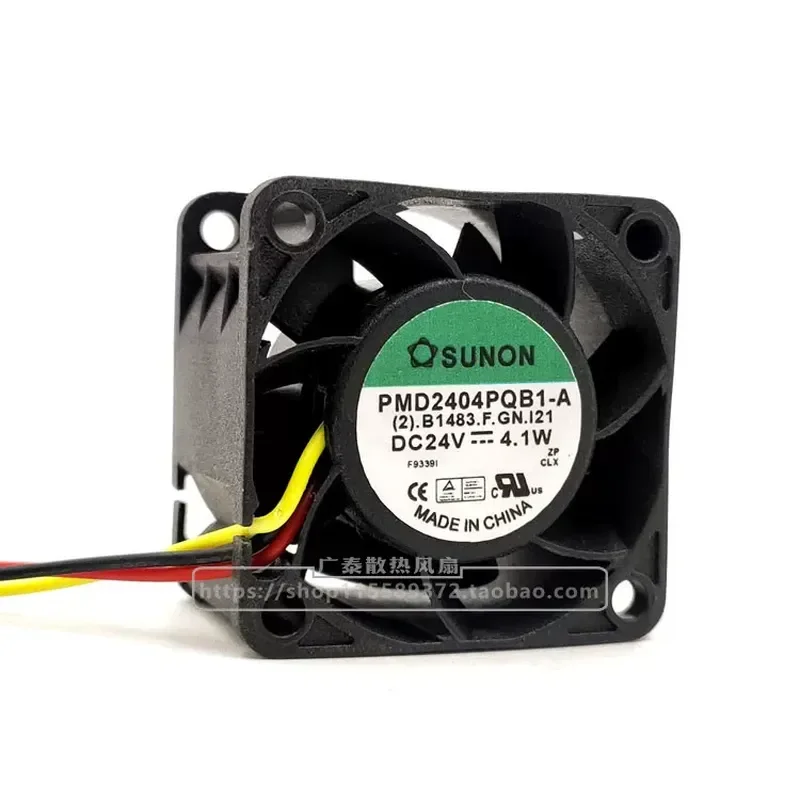 for SUNON PMD2404PQB1-A 24V 4.1W 4028 Cooling Fan 4CM for Inverter Server