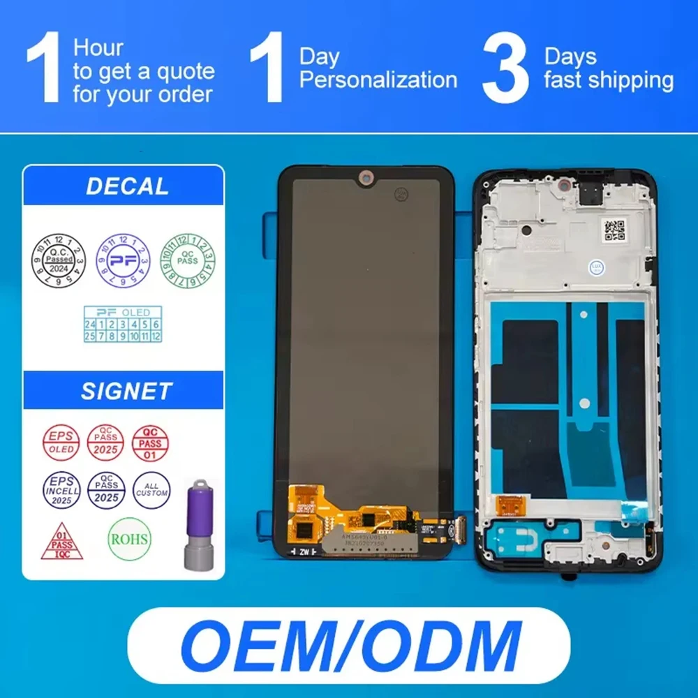 5 قطعة شاشات الهاتف الخليوي ل انفينيكس Smart7 X6515 A50 A05S A60S شاشة Lcd الأصلية ل انفينيكس سبارك 10 الذهاب 2023 الساخن 30i