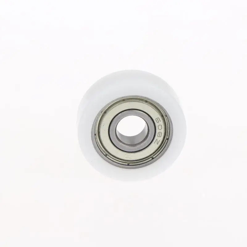 1 Stück BS60828-10 Flaches POM-Polyoxymethylen-Druckrad 608 Lagerrolle Kunststoffbeschichtetes Führungsrad 8*28*10mm – Detail 5