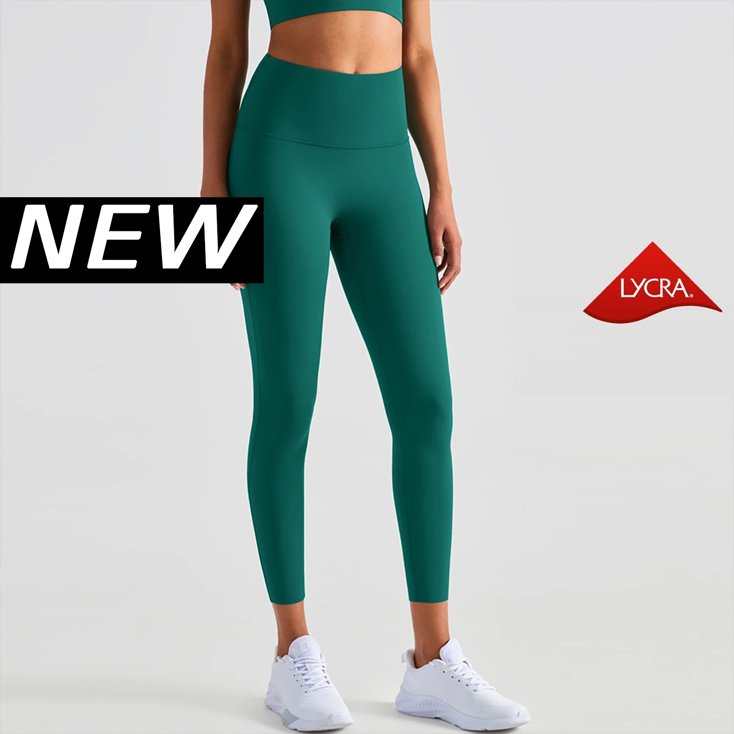 2024 New Lycra High Waist Nude Yoga Pants Fitness Leggings Women Gym Sports Tights Hip Lifting Leggins Mujer Women Gym Clothing