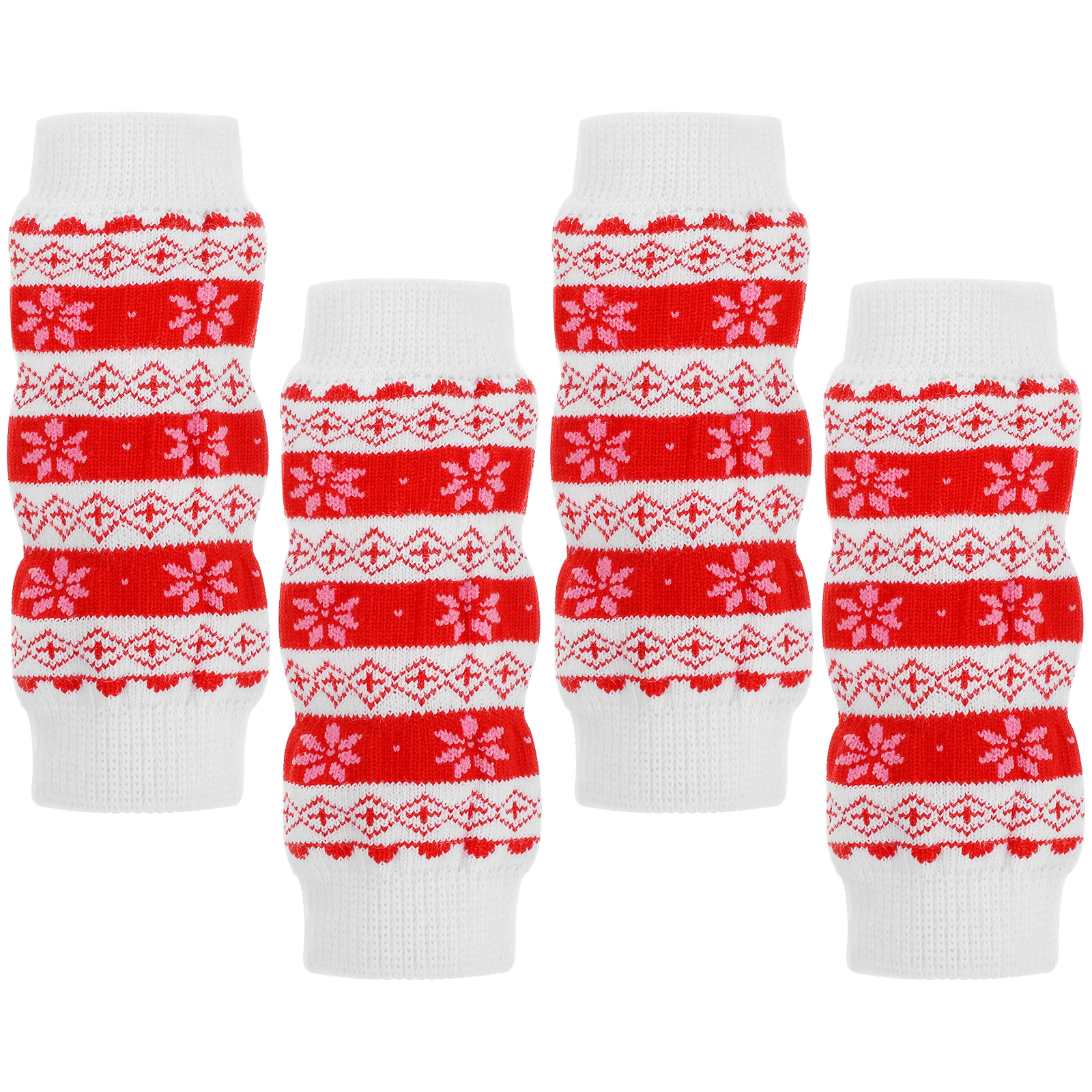

4pcs Pet Sleeve Pet Knee Dog Leg Sleeve Protector Warmers Winter Pads Cold Weather Breathable Elastic Leg Cover