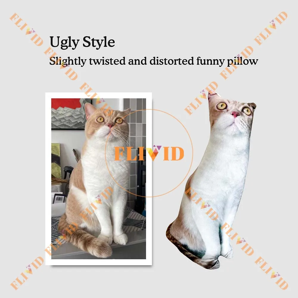 Customized 3D Pet Dog Pillow Memorial Cushion Gifts Personalized Dog Animals Pillows Creative Birthday Gift Sofa Throw Pillow