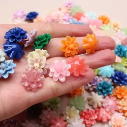 10Pcs 17mm Multi-Color Artificial Coral flower Sunflower beads Loose beads for Jewelry Bracelet Necklace Earring DIY making