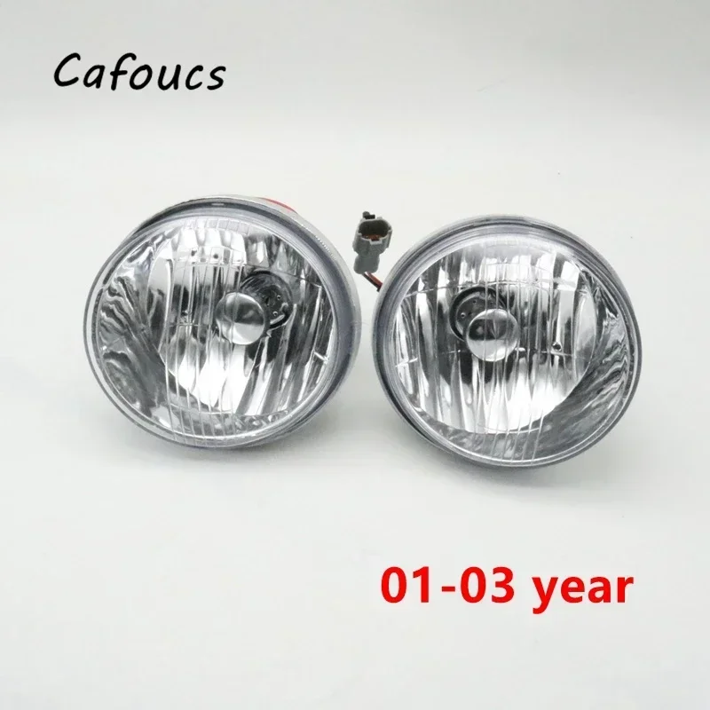 1 Pair Car Styling Front Bumper Fog Light Lamp with Bulb For Toyota Highlander KLUGER 2001 2002 2003 2004 2005 2006 2007