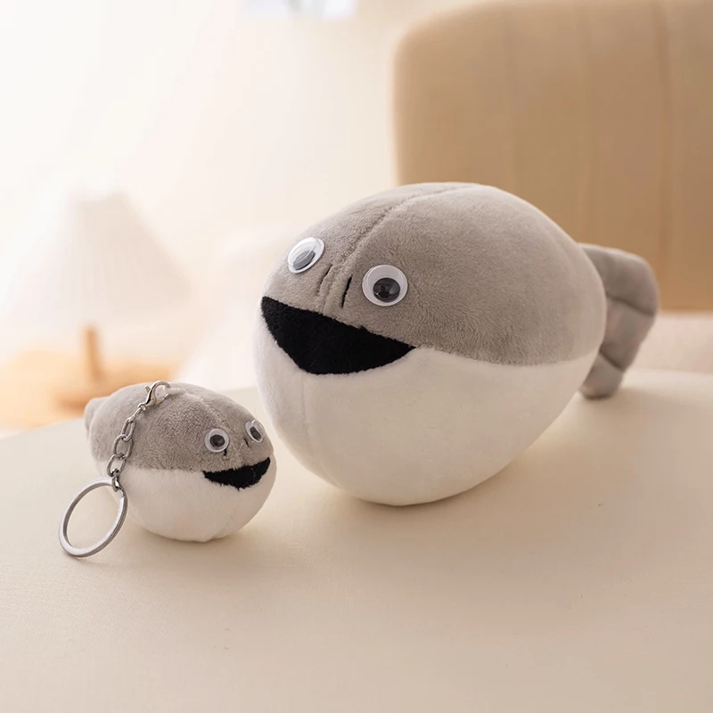 New Kawaii 10/25cm Fish Plush Toys Animal Dolls Super Soft Pendant Kids Baby Throw Pillow Girls Birthday Gifts Party Home Decor