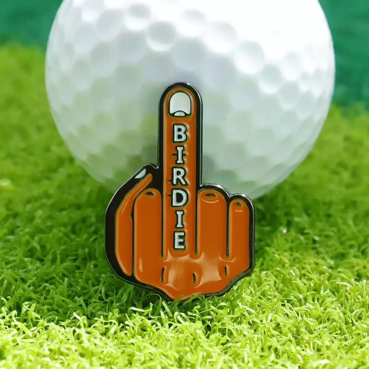 

Birdie Golf Ball Marker Magnetic Hat Clip Creative Novelty Enamel Golf Accessory