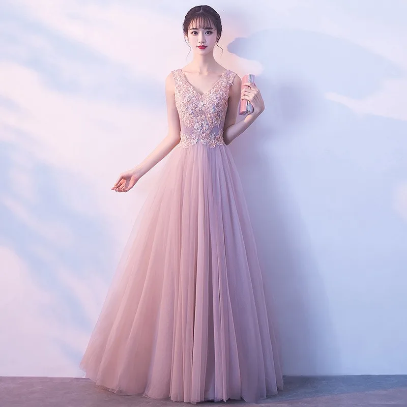 

2026 женское новое сексуальное вечернее платье с v-образным вырезом и вышивкой, модное и утягивающее платье в банкетном стиле с бретельками на талии и спине